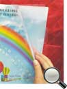 四片三內格光面膠Folder